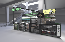 Design, manufacture and installation of stores: Monique Shop, The Mall Tha Phra, Bangkok.